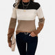 Charlene | Women's Striped Knit Crew Neck Sweater