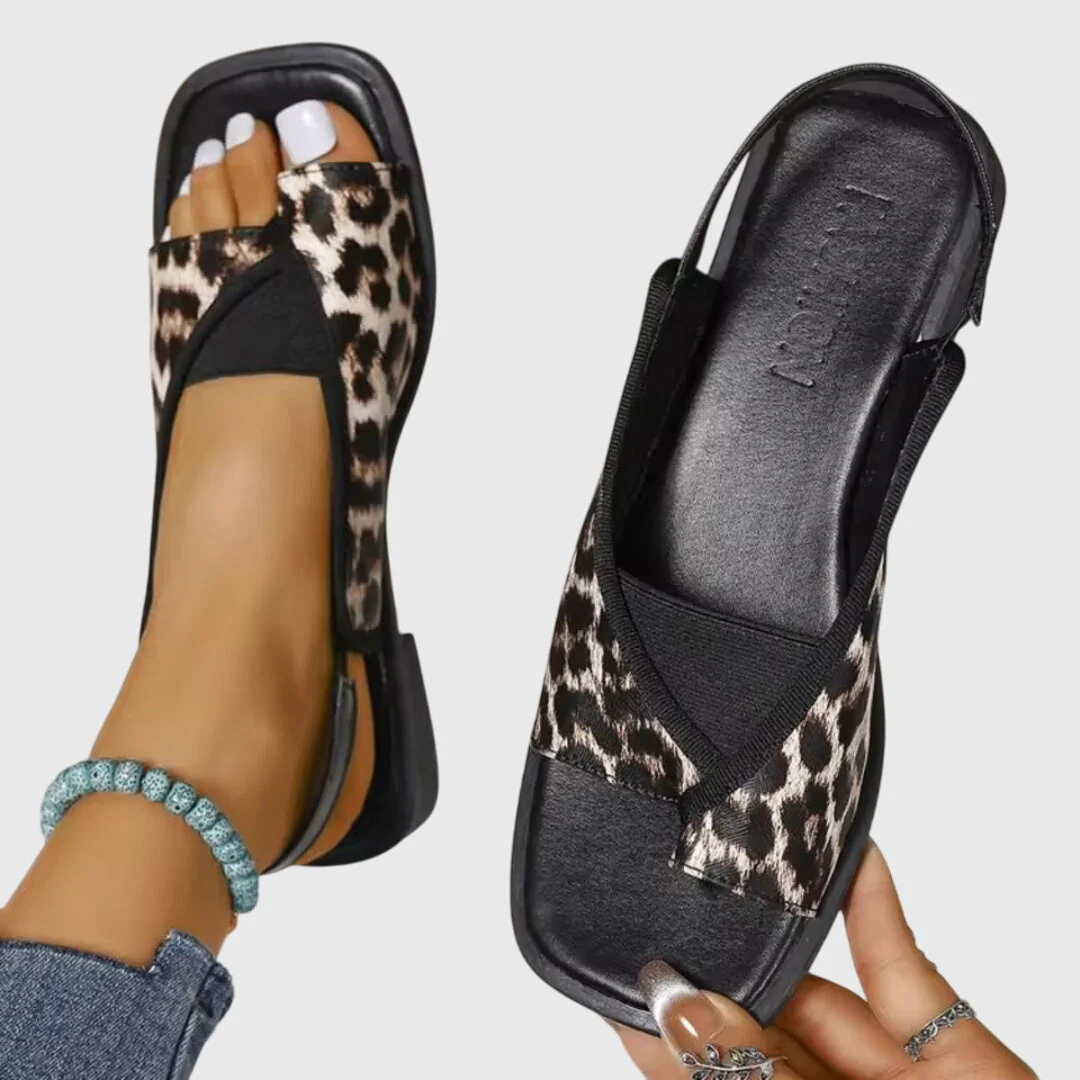 Women's Orthopedic Comfort Slip-On Flat Sandals for Summer — view 4