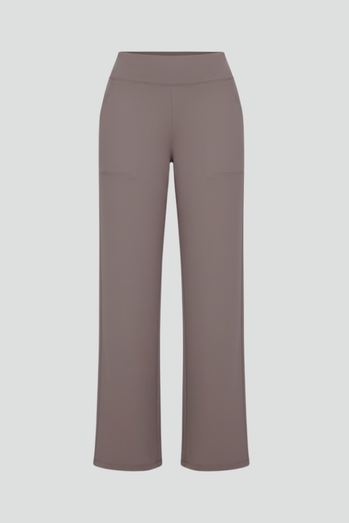 Dorinda | Women’s Wide-Leg Trousers with High Waist and Side Pockets