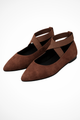 Emmeline | Women's Pointed-Toe Ankle Strap Flats image 8