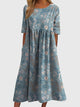 Women's Relaxed-Fit Flowy Midi Dress for Formal Occasions — view 5