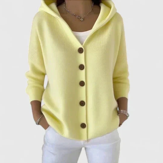 Pippa | Women's Button-Up Hooded Cardigan