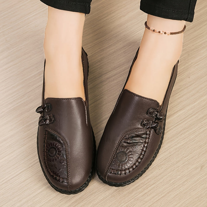 Liselotte Orthopedic-Style Cushioned Loafers with Knot Detail - image 2
