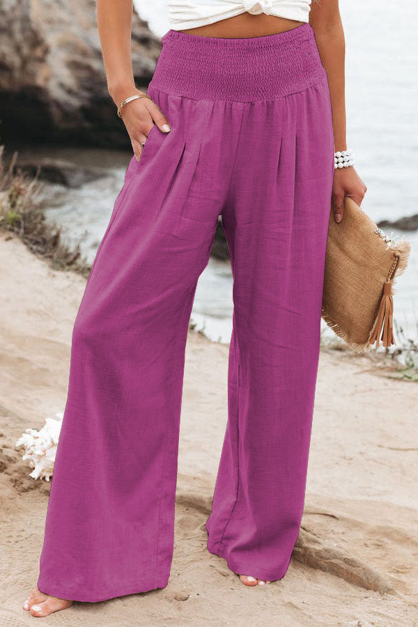 Ffion | Women's Oversized Trousers for Everyday Wear in Pink