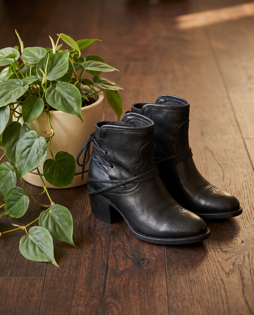Wilhelmine | Women's Lace-Up Boots for All-Day Wear - studio product shot