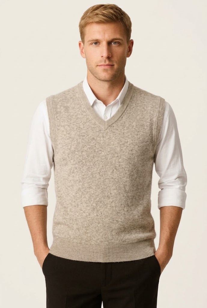 Ulysses | Men's V-Neck Knit Sweater Vest