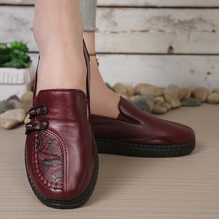 Liselotte Orthopedic-Style Cushioned Loafers with Knot Detail - image 1