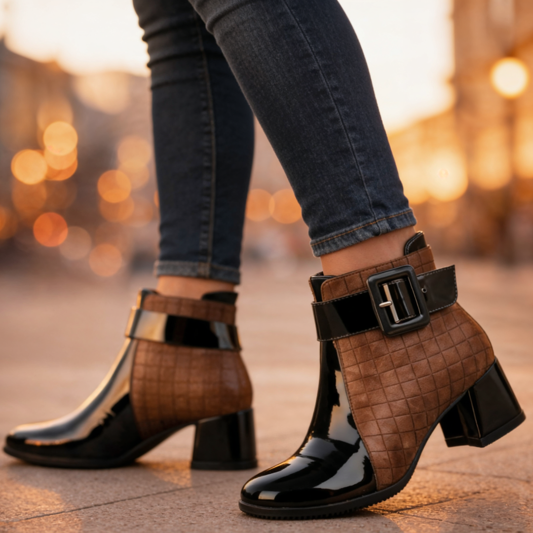 Elodia | Women's Quilted Ankle Boots