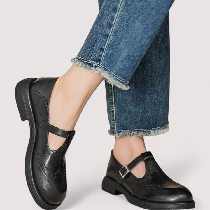 Alina | Women's Orthopedic-Style Mary Jane Block Heels image 5