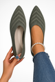 Tatiana Pointed-Toe Knit Flats - image 4