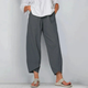Jessamine | Women's Cropped Trousers for Cold Weather in Grey