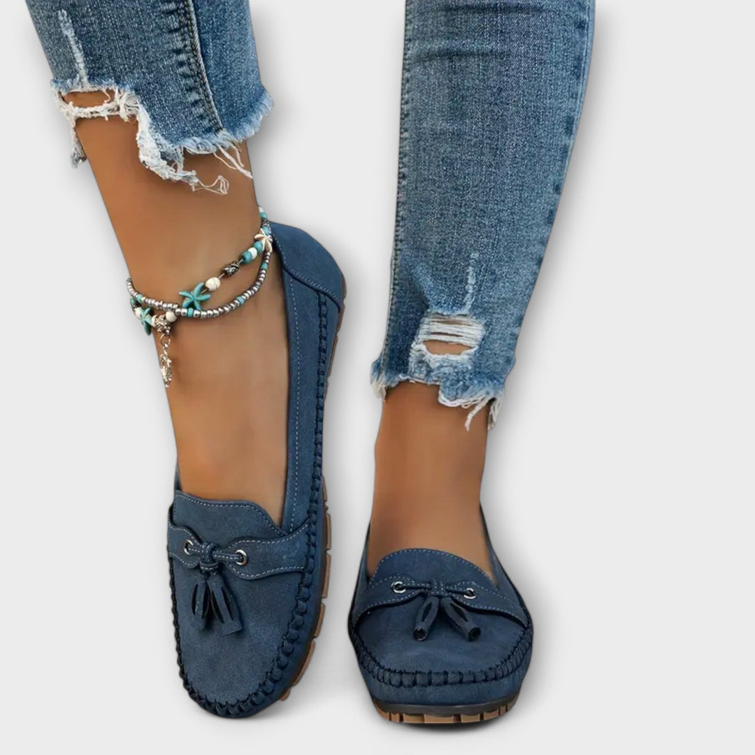 Damen Komfort-Loafer – Stützende, gepolsterte Slip-On Flats für jeden Tag