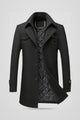 Lambert | Men's Zip-Front Padded Jacket for Cold Weather in Black