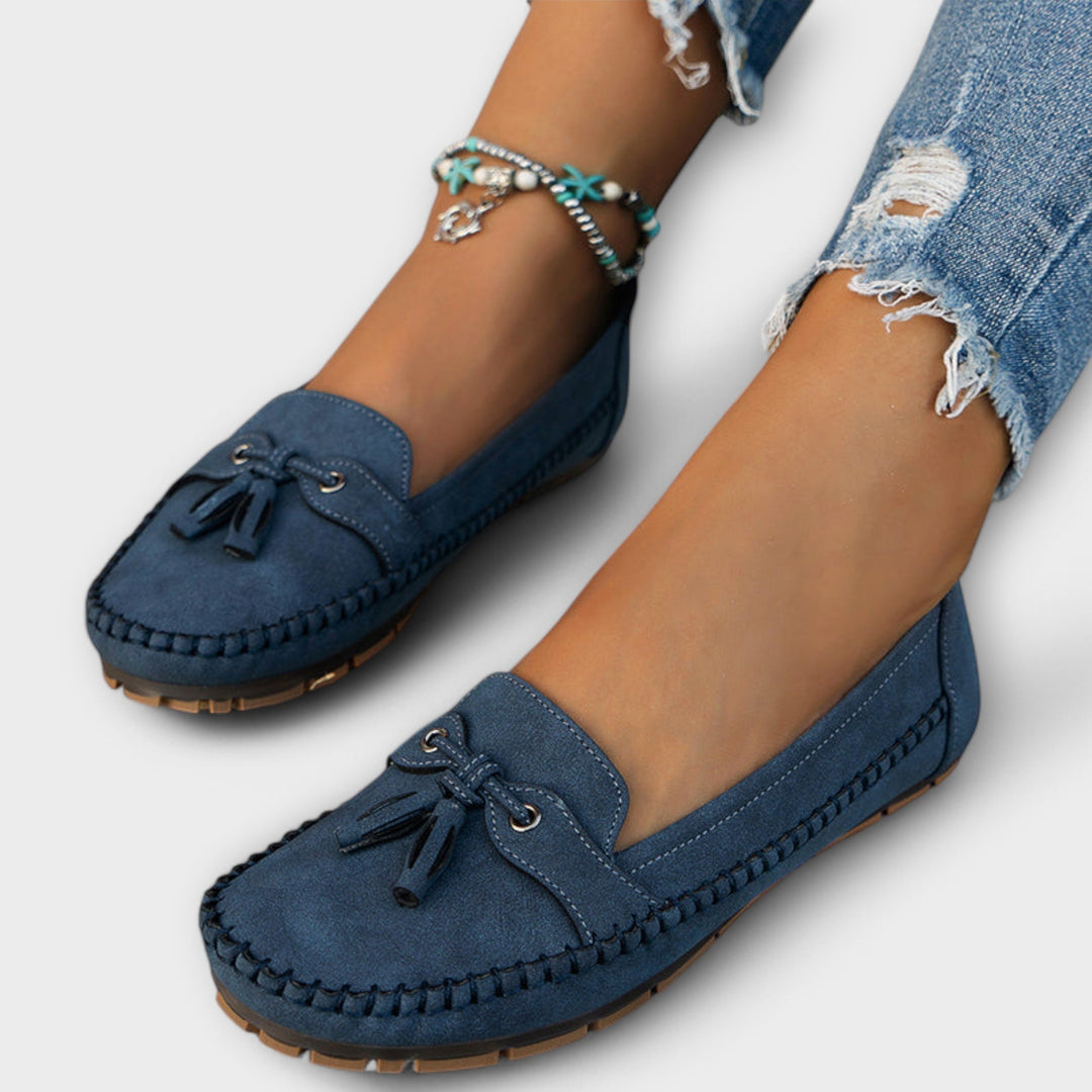 Damen Komfort-Loafer – Stützende, gepolsterte Slip-On Flats für jeden Tag