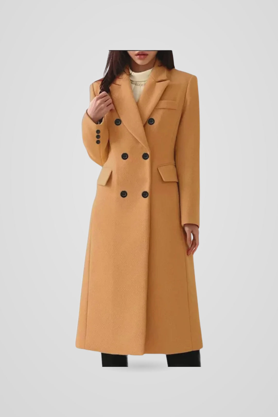 Nellwyn | Women's Oversized Coat for Fall and Winter in Brown