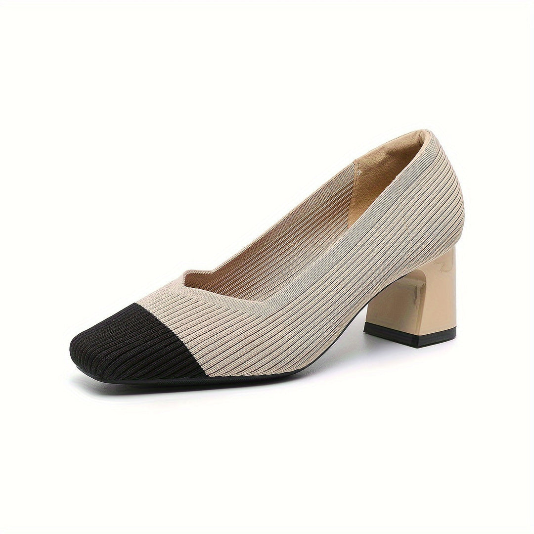 Selina | Women's Orthopedic-Style Pumps with Low Block Heel for Office Wear