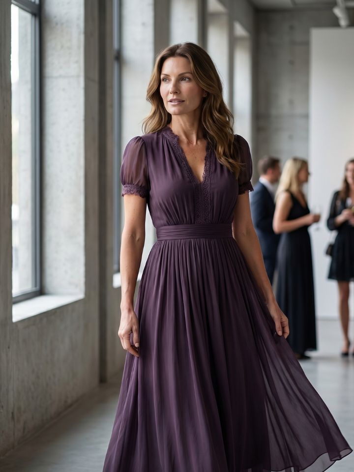 Bronwyn | Women's Long-Sleeve Maxi Dress for Everyday Wear, image 5