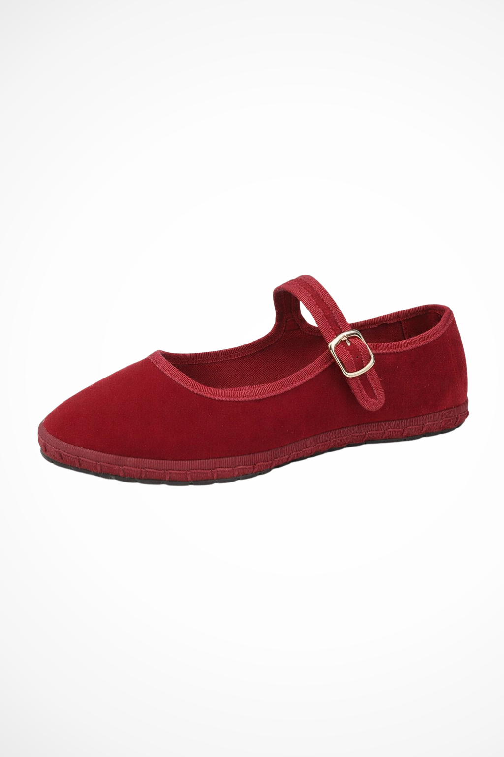 Emma | Women's Round-Toe Buckle-Strap Mary Jane Flats image 1
