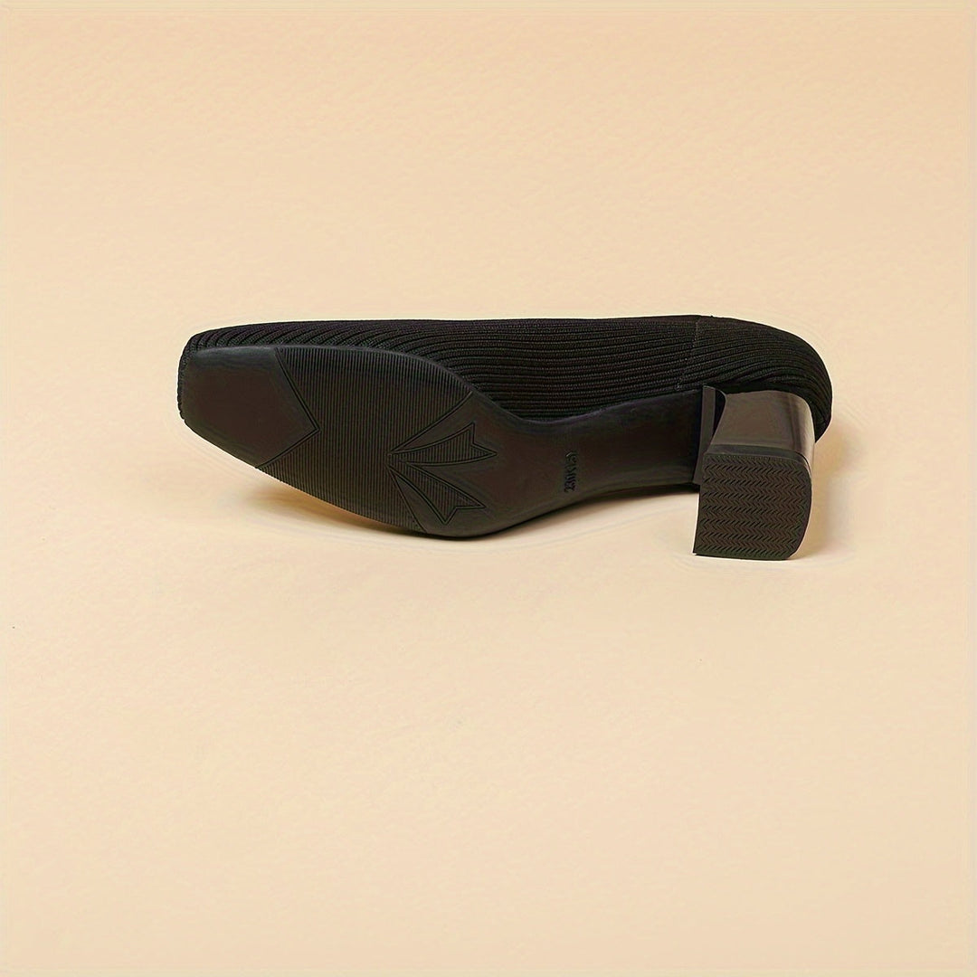 Selina | Women's Orthopedic-Style Pumps with Low Block Heel for Office Wear
