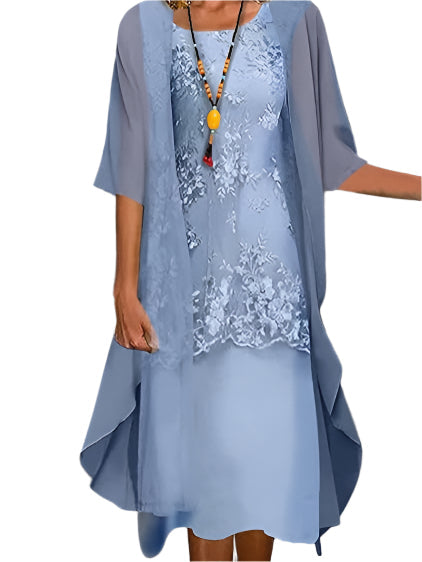 Women's Relaxed-Fit Midi Dress for Wedding Guests — view 1