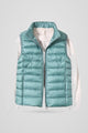 Beatrix | Women's Hooded Zip-Front Padded Gilet for Fall and Winter in Light Blue