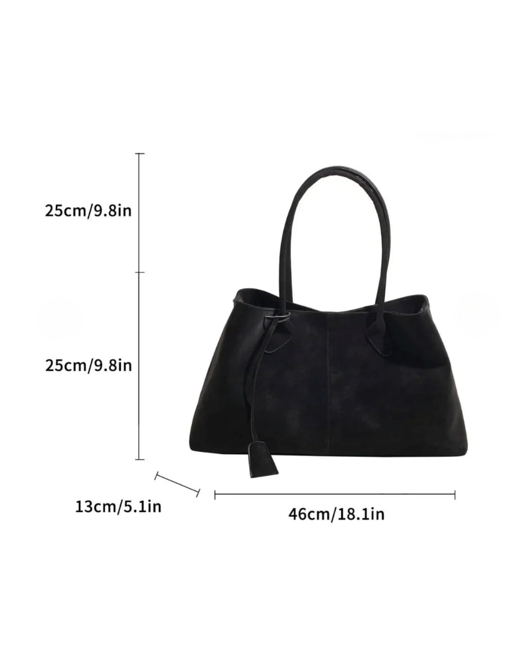 Nola | Women's Faux Leather Slim Large Tote Bag