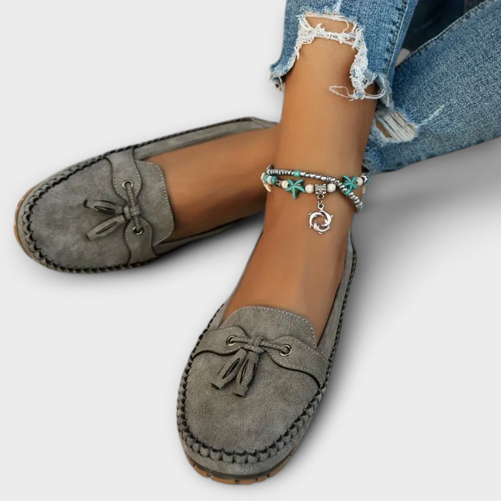 Damen Komfort-Loafer – Stützende, gepolsterte Slip-On Flats für jeden Tag