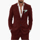 Herren-Leinenanzug – Zweiteiliges Set mit einreihigem Blazer & Hose für Sommer und Urlaub