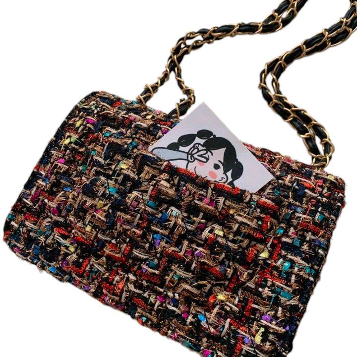 Philippina | Women's Tweed Chain Shoulder Bag