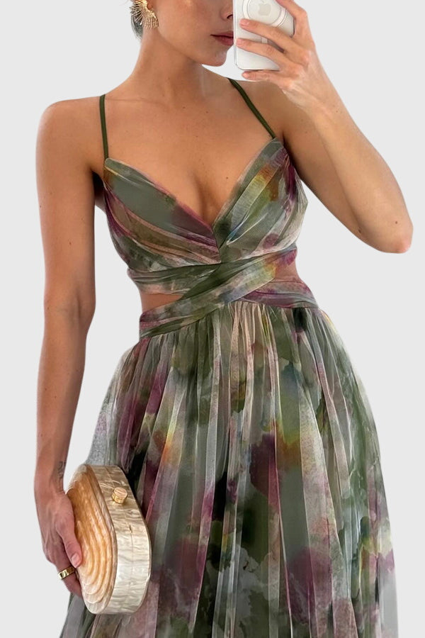 Women's Floral Maxi Dress for Summer — view 6
