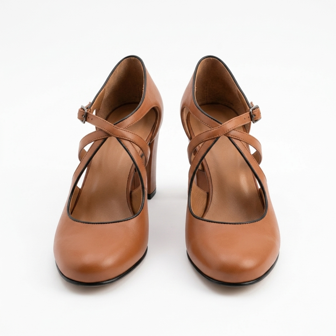 Charlotte | Women's Ankle-Strap Block Heel Mary Janes, image 4