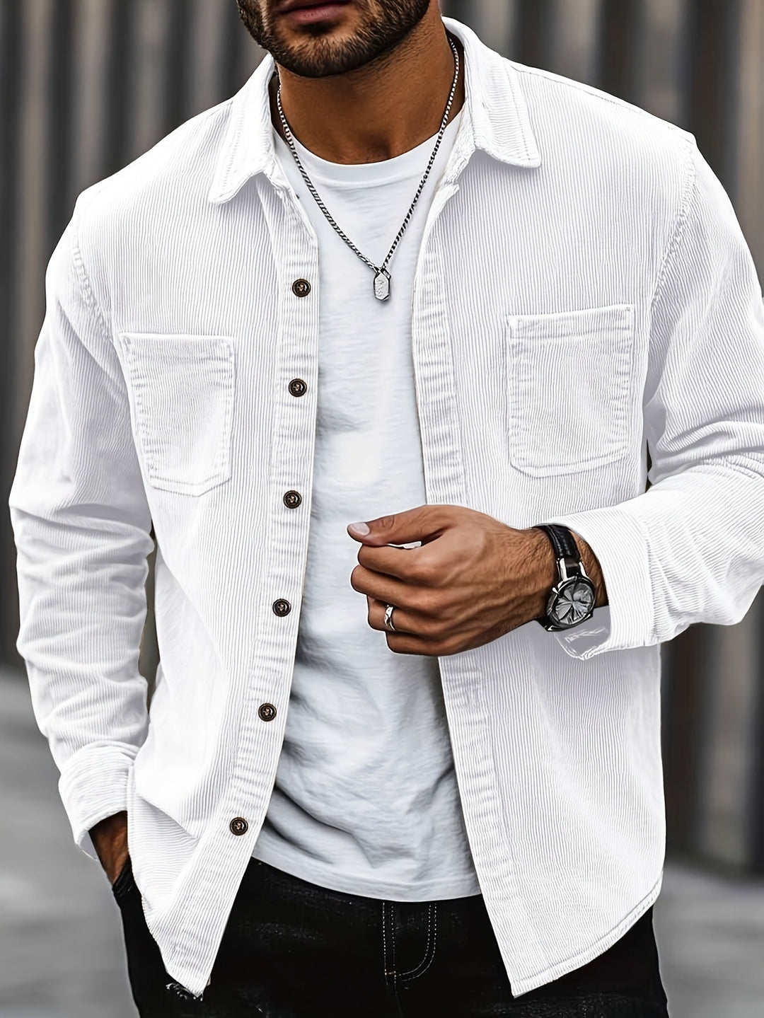 Barrett | Men's Corduroy Overshirt Jacket
