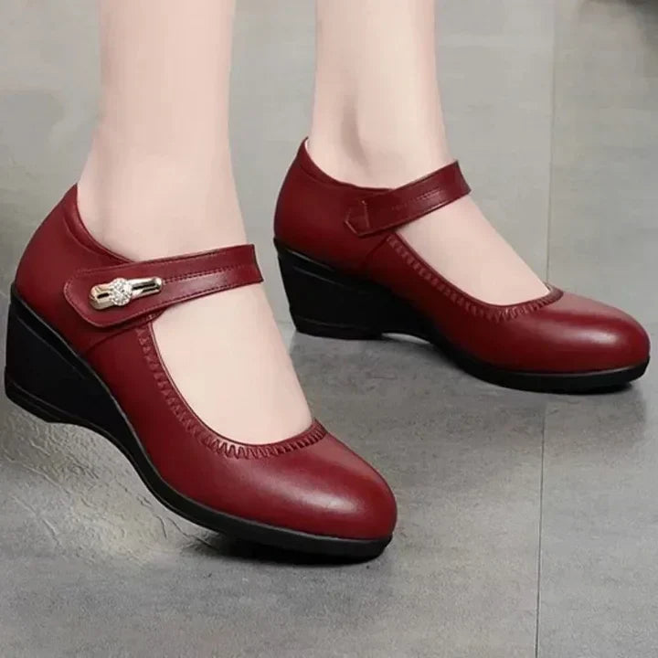 Maribeth Mary Jane Wedge Comfort Shoes - image 7