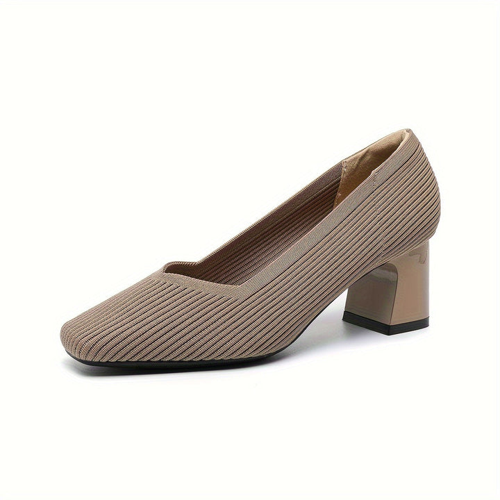Selina | Women's Orthopedic-Style Pumps with Low Block Heel for Office Wear