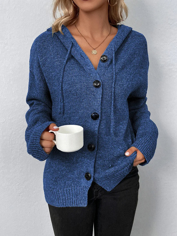 Emberlyn | Women's Hooded Button-Front Cardigan for Cold Weather, image 5