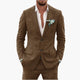 Herren-Leinenanzug – Zweiteiliges Set mit einreihigem Blazer & Hose für Sommer und Urlaub