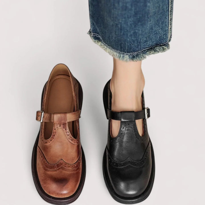 Alina | Women's Orthopedic-Style Mary Jane Block Heels image 6