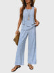 Lisbeth | Women's Trousers for Cold Weather in Bla Striber