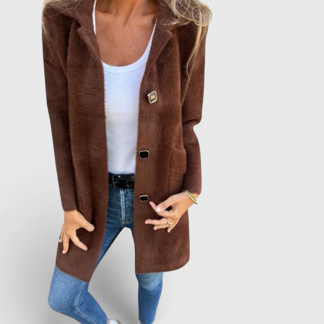 Emberlyn | Women's Coat for Fall and Winter in Brown