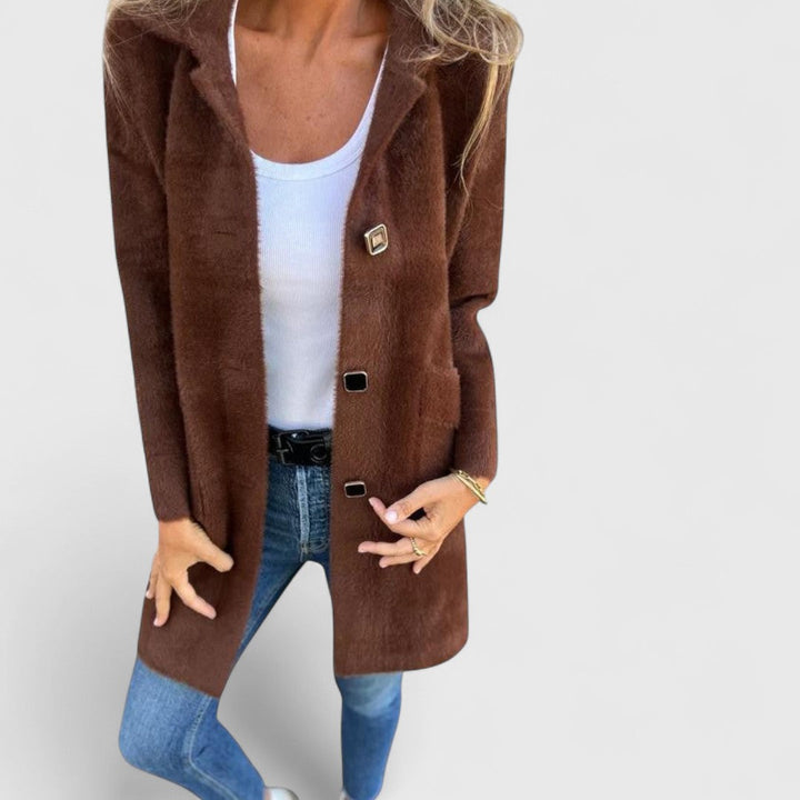 Emberlyn | Women's Coat for Fall and Winter in Brown