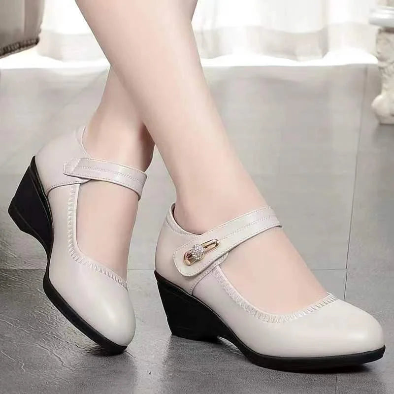 Maribeth Mary Jane Wedge Comfort Shoes - image 6