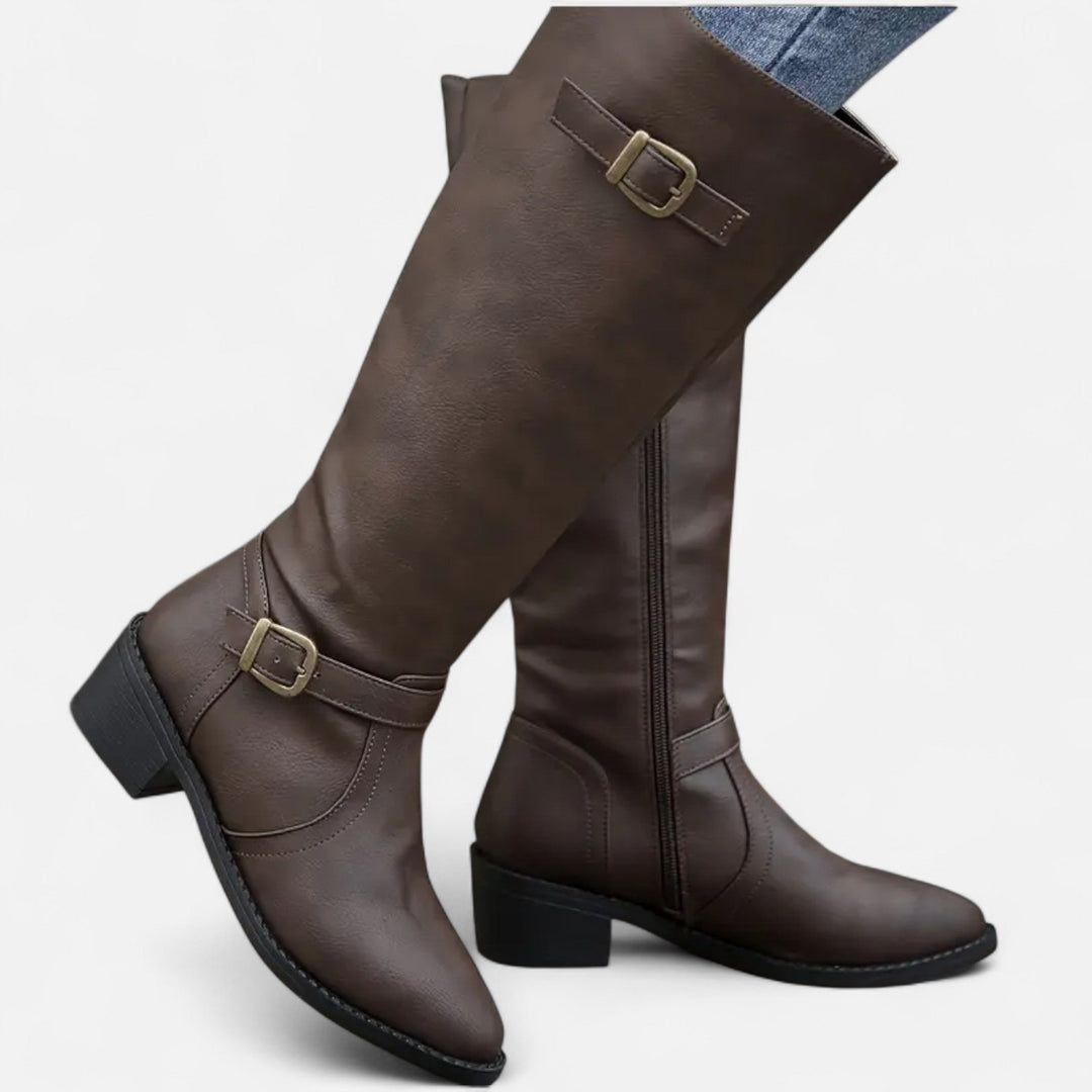 Gabriele | Women's Pointed-Toe Long Boots