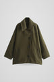 Genevieve | Women's Longline Oversized Coat for Cold Weather in Green