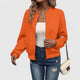 Cassia | Women's Zip-Front Jacket for Everyday Wear in Tangerine