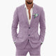 Herren-Leinenanzug – Zweiteiliges Set mit einreihigem Blazer & Hose für Sommer und Urlaub