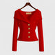 Lavinia | Women's Oversized Cardigan for Everyday Wear in Red