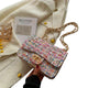 Philippina | Women's Tweed Chain Shoulder Bag