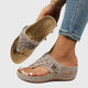 Women's Orthopedic Comfort Wedge Slip-On Sandals for Sunny Days — view 4