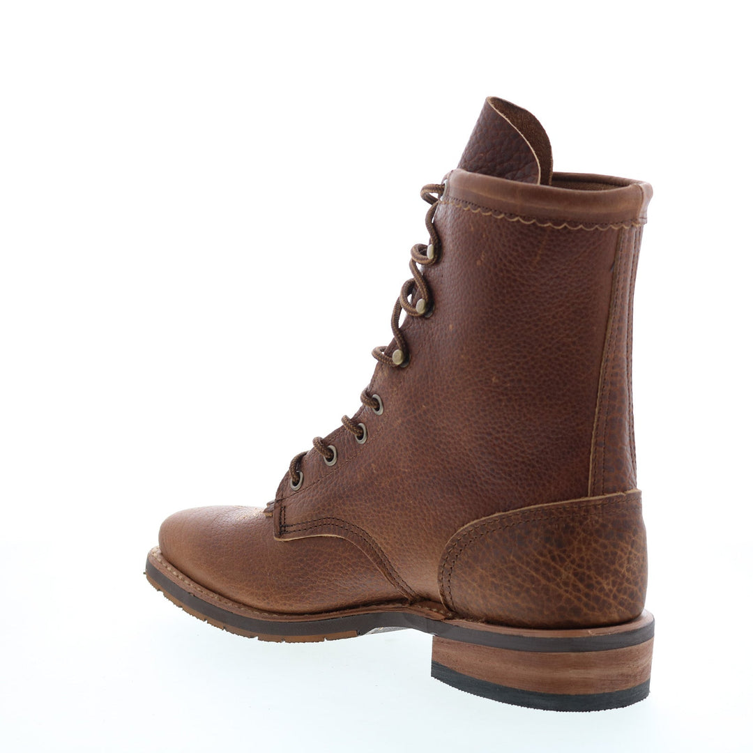 Callie | Women's Brown Lace-Up Cowboy Boots