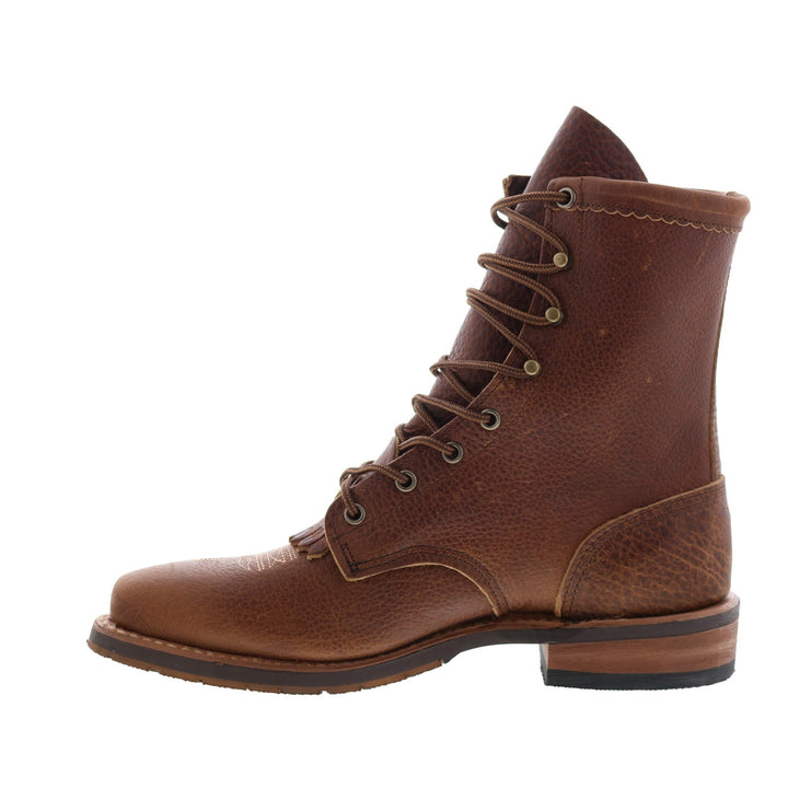 Callie | Women's Brown Lace-Up Cowboy Boots